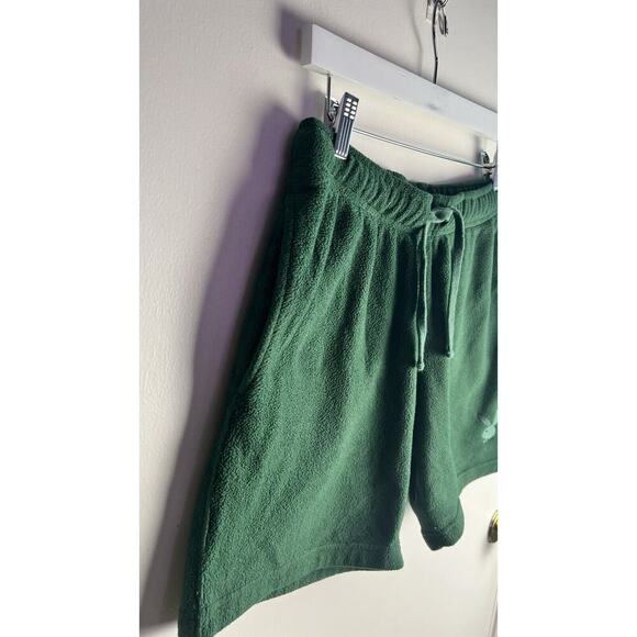 Playboy by Pacsun Men's Small Green Fleece Activewear‎ Shorts Bunny Logo - Picture 4 of 8